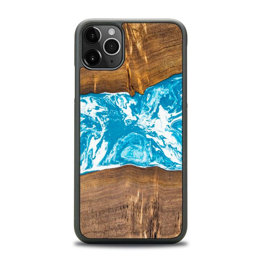 iPhone 11 Pro Max Etui na telefon z żywicy i drewna - SYNERGY# A7