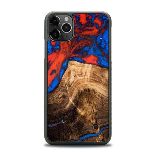 iPhone 11 Pro Max Handyhülle aus Kunstharz und Holz - SYNERGY# A82
