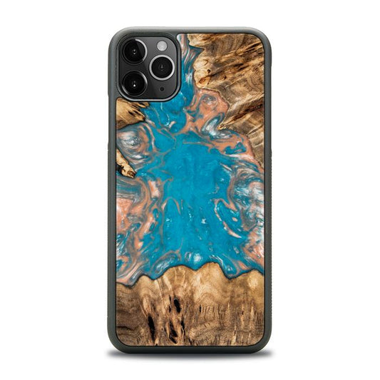 iPhone 11 Pro Max Handyhülle aus Kunstharz und Holz - SYNERGY# A97