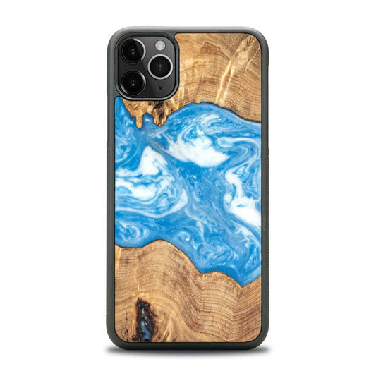 iPhone 11 Pro Max Etui na telefon z żywicy i drewna - SYNERGY#B03