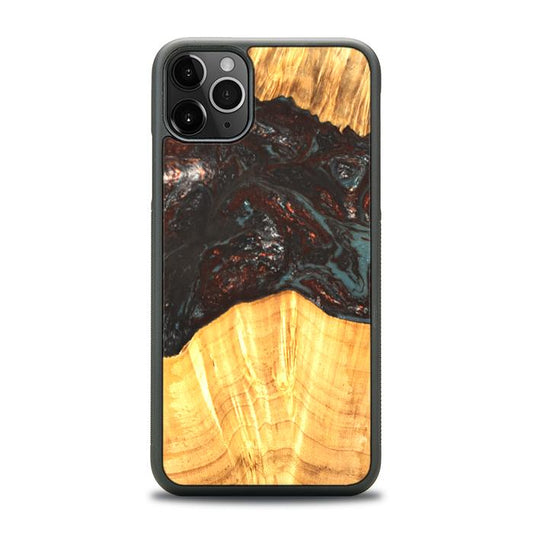 iPhone 11 Pro Max Resin & Wood Phone Case - SYNERGY#B42