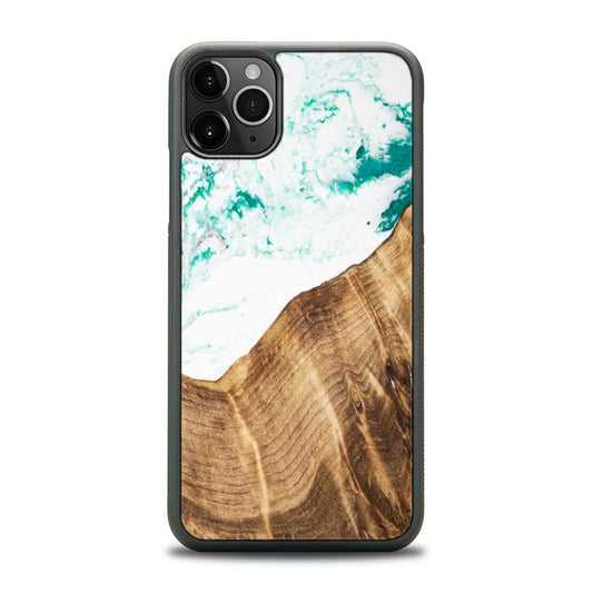 iPhone 11 Pro Max Etui na telefon z żywicy i drewna - SYNERGY#C14