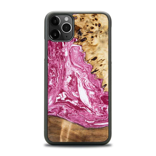 iPhone 11 Pro Max Resin & Wood Phone Case - Synergy#129