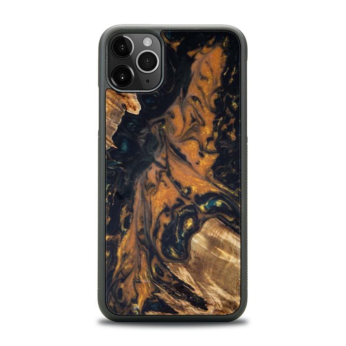 iPhone 11 Pro Max Etui na telefon z żywicy i drewna - Synergy#162