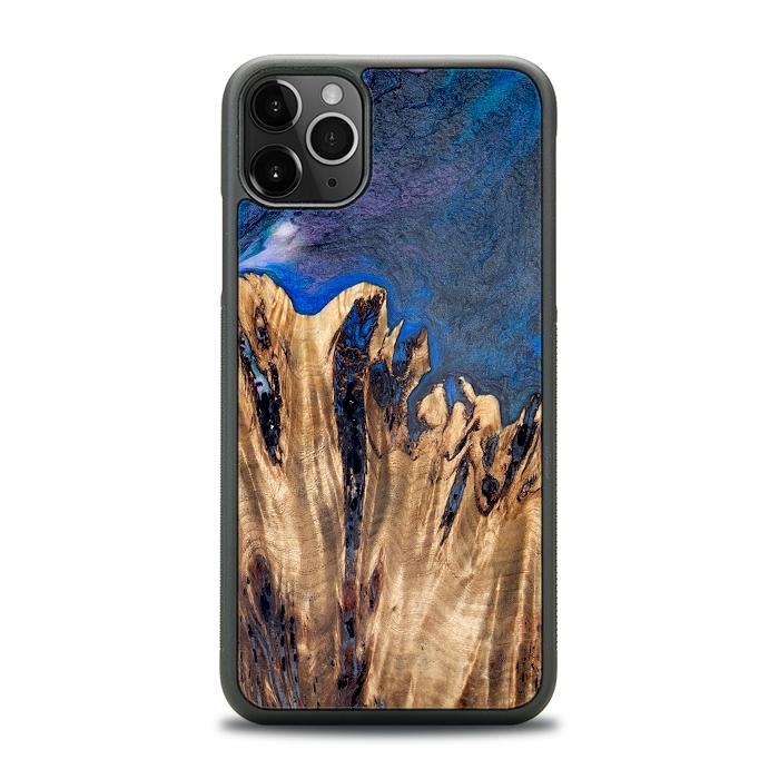 iPhone 11 Pro Max Etui na telefon z żywicy i drewna - Synergy#D120