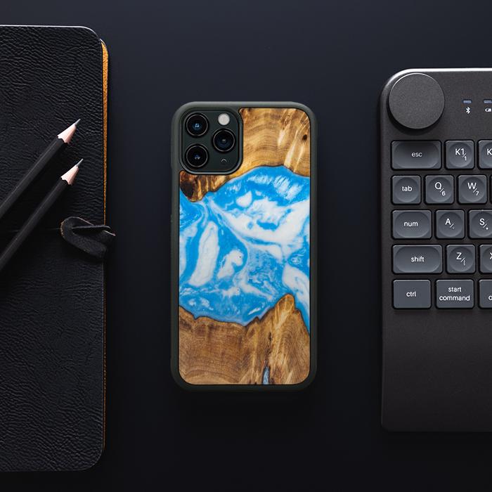 iPhone 11 Pro Etui na telefon z żywicy i drewna - SYNERGY#A29
