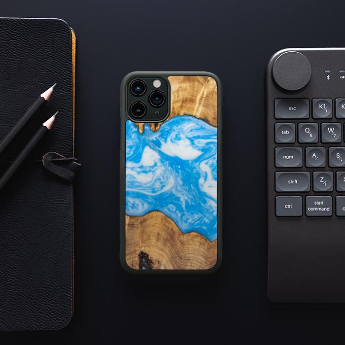 iPhone 11 Pro Etui na telefon z żywicy i drewna - SYNERGY#A31