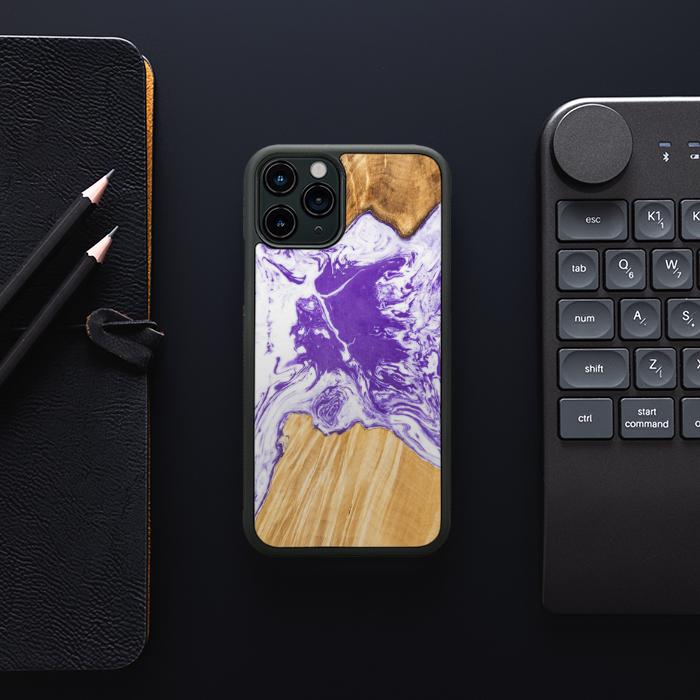 iPhone 11 Pro Resin & Wood Phone Case - SYNERGY#A80