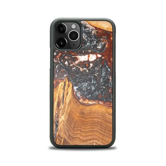 iPhone 11 Pro Handyhülle aus Kunstharz und Holz - SYNERGY#B37