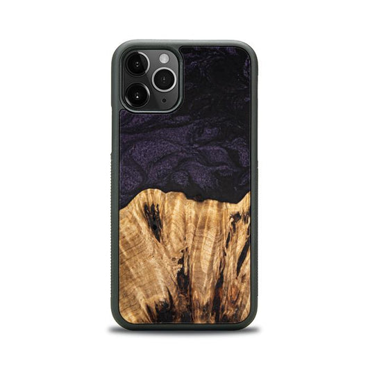 iPhone 11 Pro Handyhülle aus Kunstharz und Holz - SYNERGY#C31