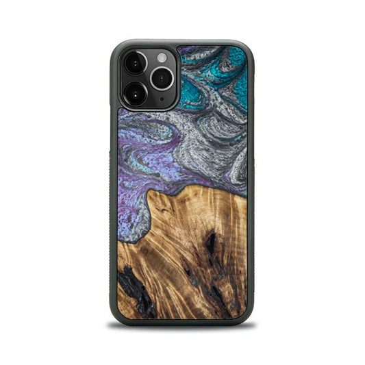 iPhone 11 Pro Resin & Wood Phone Case - SYNERGY#C47