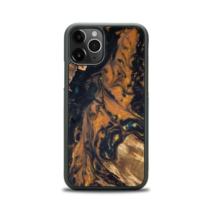 iPhone 11 Pro Handyhülle aus Kunstharz und Holz - Synergy#162