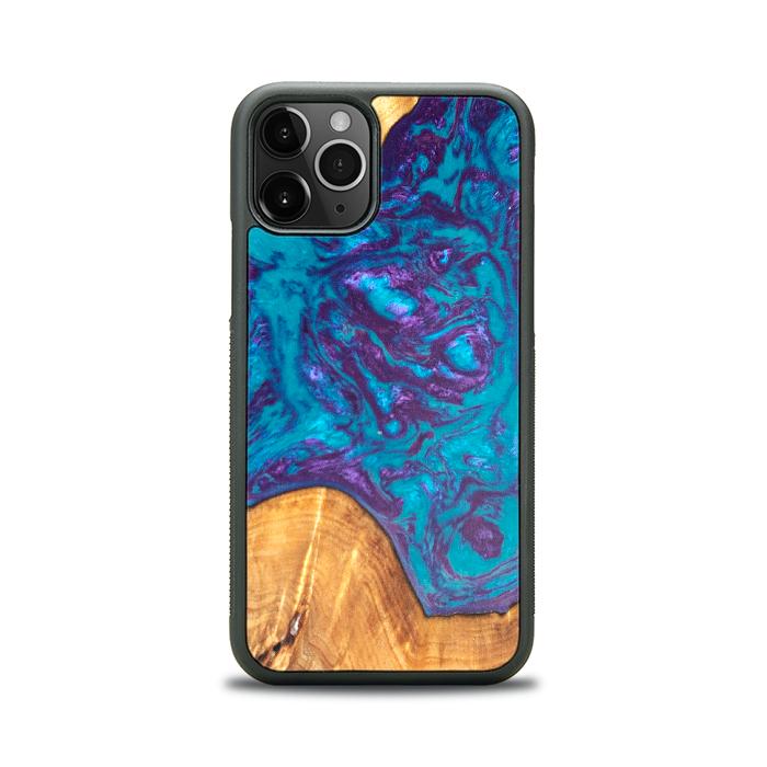 iPhone 11 Pro Resin & Wood Phone Case - Synergy#B28