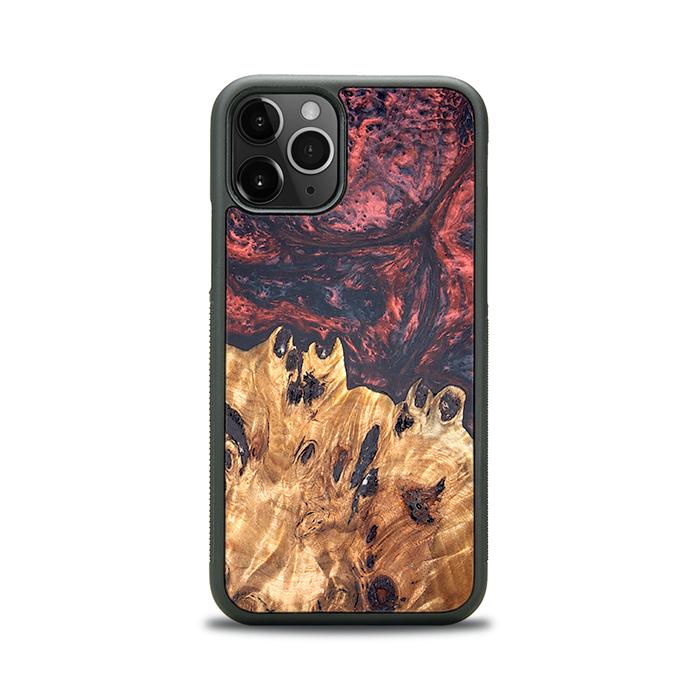 iPhone 11 Pro Etui na telefon z żywicy i drewna - Synergy#D118