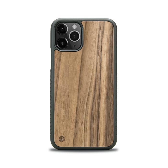 iPhone 11 Pro Handyhülle aus Holz - Nussbaum