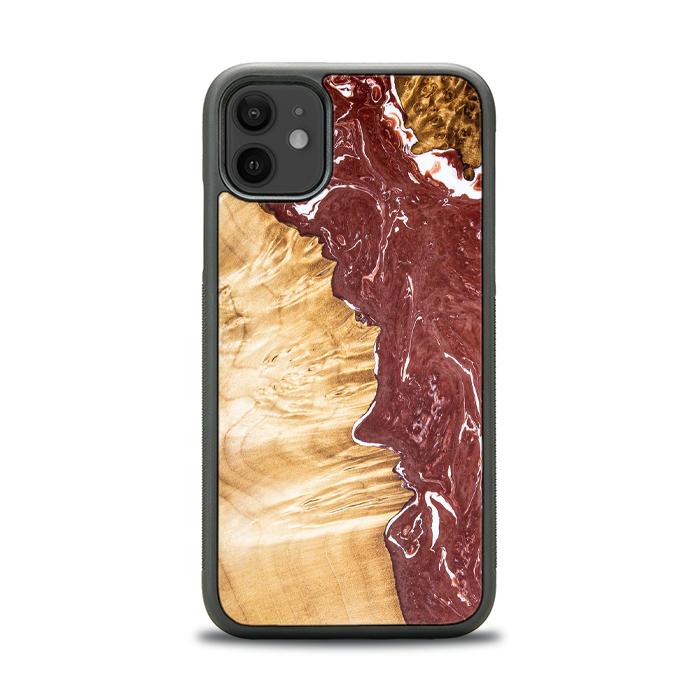 iPhone 11 etui na telefon z żywicy i drewna - SYNERGY#316