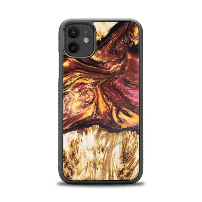 iPhone 11 etui na telefon z żywicy i drewna - SYNERGY#50