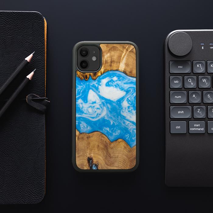 iPhone 11 Resin & Wood Phone Case - SYNERGY#A32