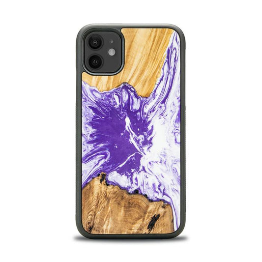iPhone 11 Resin & Wood Phone Case - SYNERGY#A79