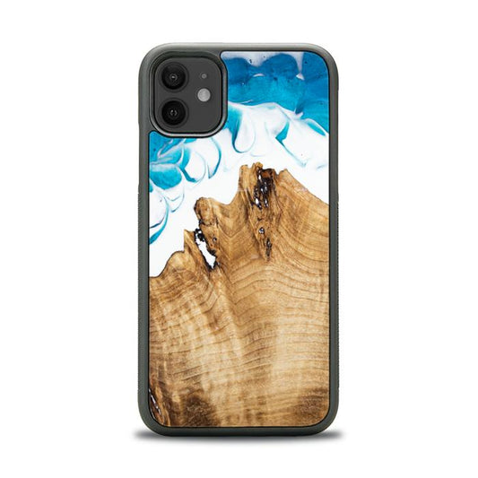 iPhone 11 Handyhülle aus Harz und Holz - SYNERGY#C41