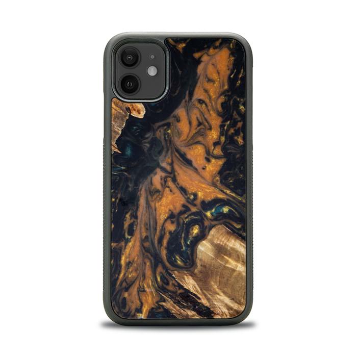 iPhone 11 etui na telefon z żywicy i drewna - Synergy#162