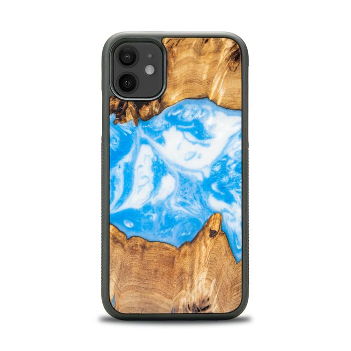iPhone 11 Resin & Wood Phone Case - Synergy#A34