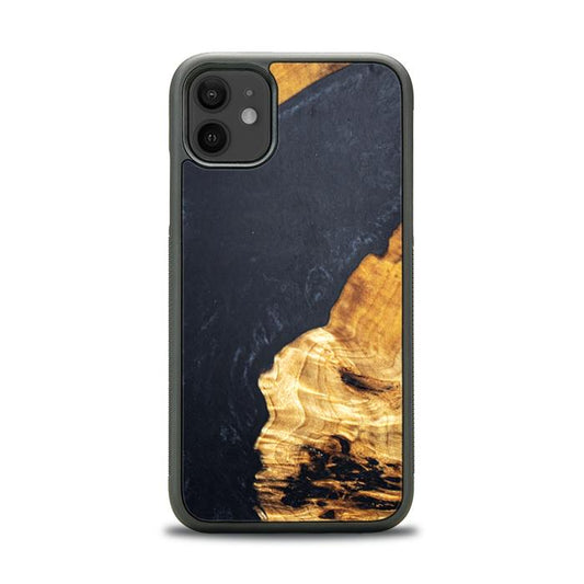 iPhone 11 Resin & Wood Phone Case - Synergy#B18