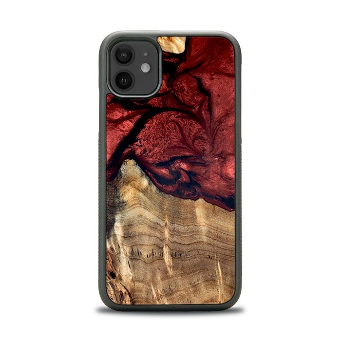 iPhone 11 etui na telefon z żywicy i drewna - Synergy#D122