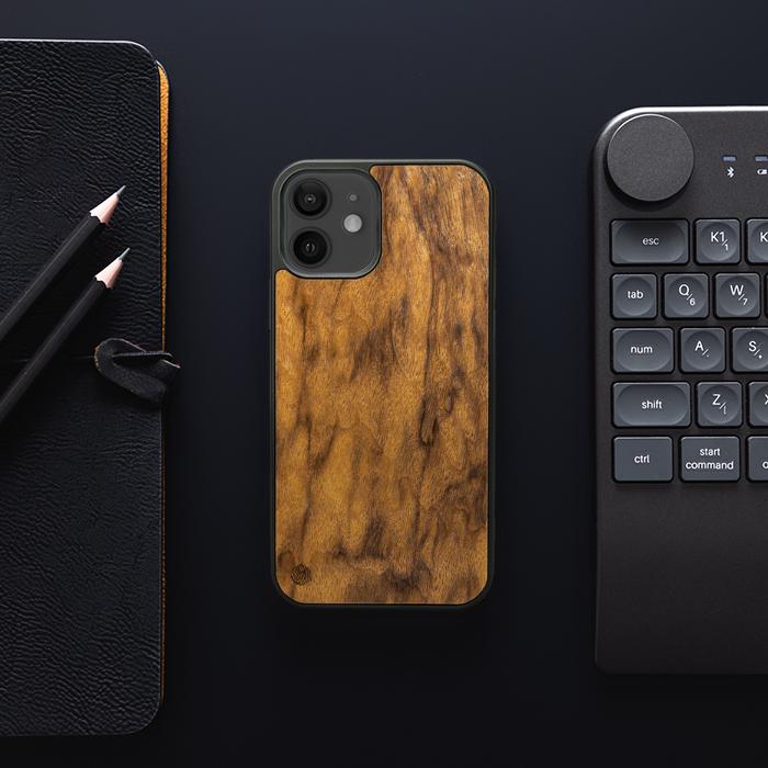 iPhone 12 Wooden Phone Case - Imbuia