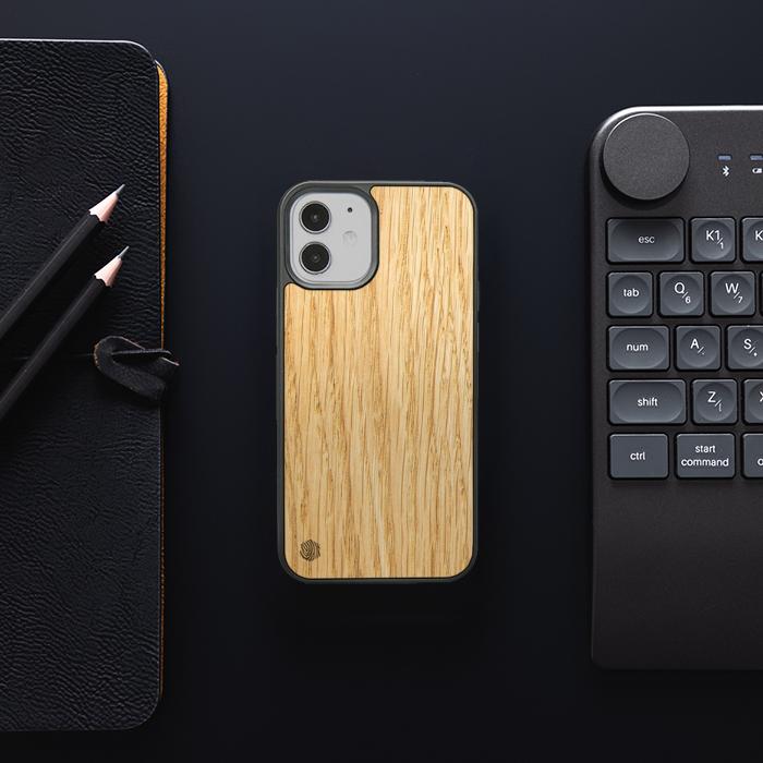 iPhone 12 Mini Handyhülle aus Holz - Eiche