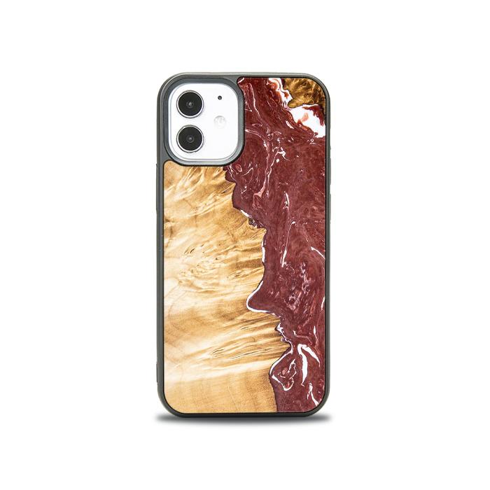 iPhone 12 Mini Etui na telefon z żywicy i drewna - SYNERGY#316