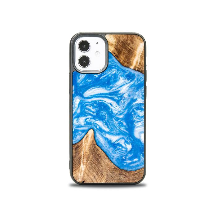 iPhone 12 Mini Etui na telefon z żywicy i drewna - SYNERGY#325