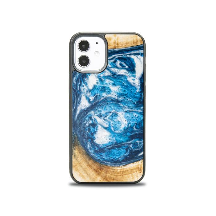 iPhone 12 Mini Etui na telefon z żywicy i drewna - SYNERGY#350