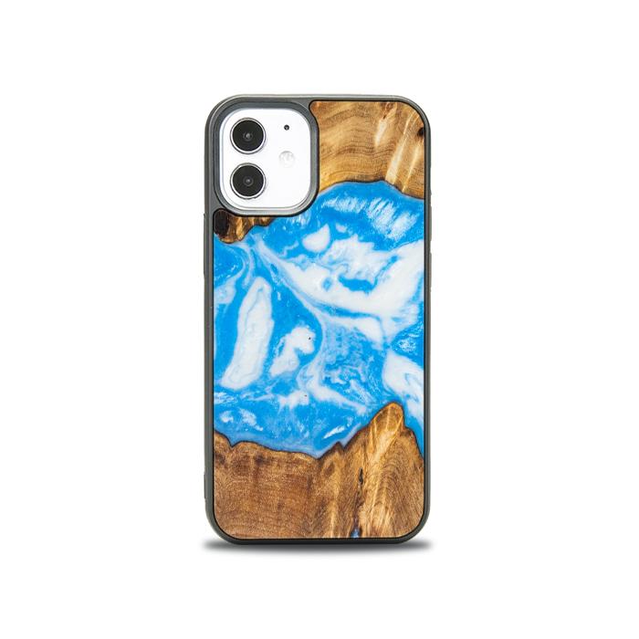 iPhone 12 Mini Etui na telefon z żywicy i drewna - SYNERGY# A29