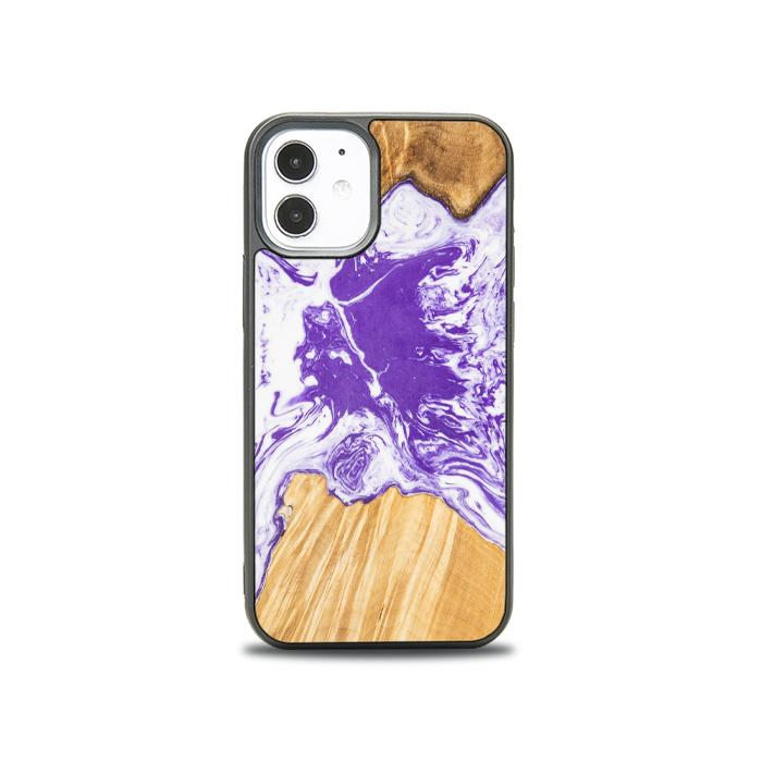 iPhone 12 Mini Resin & Wood Phone Case - SYNERGY#A80