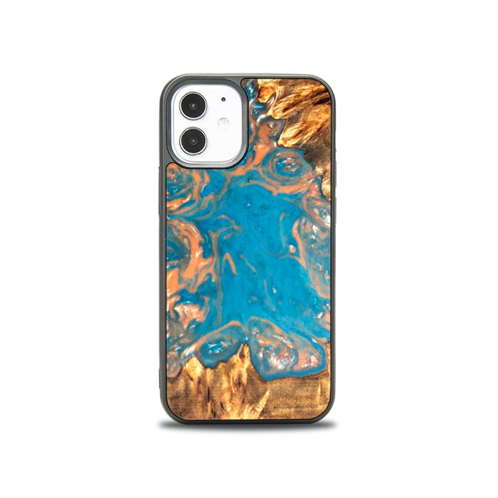 iPhone 12 Mini Resin & Wood Phone Case - SYNERGY#B22