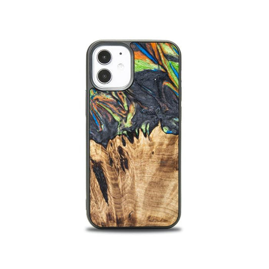 iPhone 12 Mini Handyhülle aus Kunstharz und Holz - SYNERGY#C22