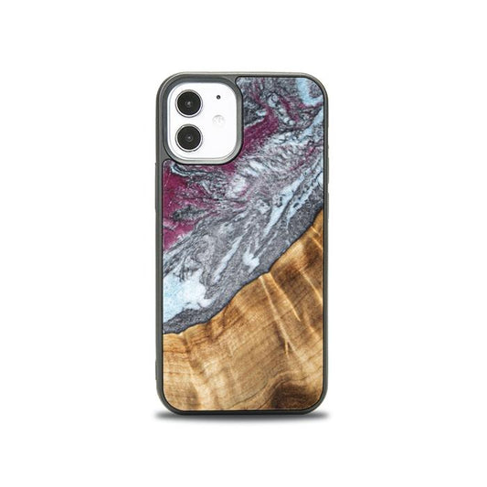 iPhone 12 Mini Handyhülle aus Kunstharz und Holz - Synergy#C12