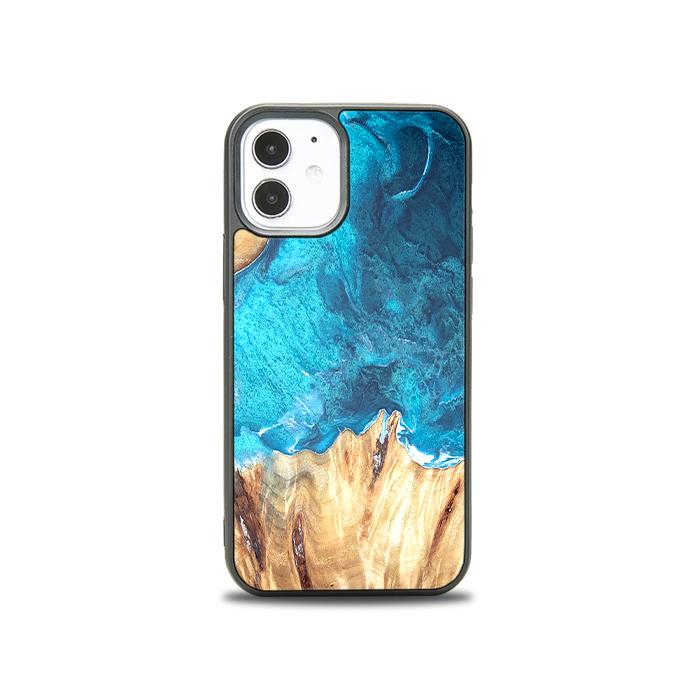 iPhone 12 Mini Resin & Wood Phone Case - Synergy#D115
