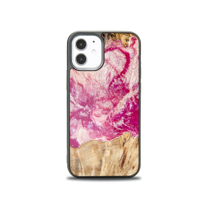 iPhone 12 Mini Resin & Wood Phone Case - Synergy#D123