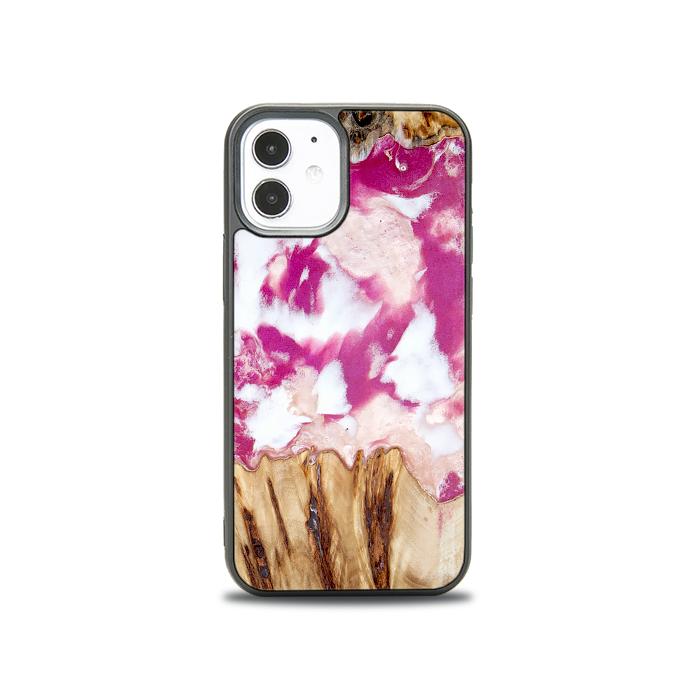 iPhone 12 Mini Resin & Wood Phone Case - Synergy#D124