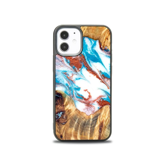 iPhone 12 Mini Handyhülle aus Harz und Holz - Synergy#D137