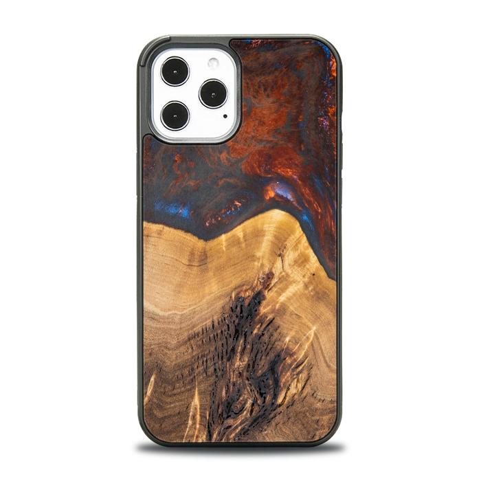 iPhone 12 Pro Max Handyhülle aus Harz und Holz - SYNERGY#A21