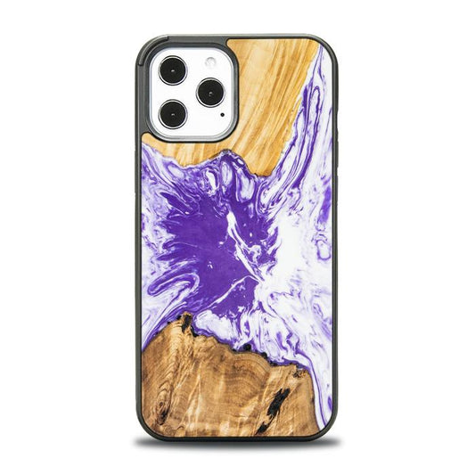 iPhone 12 Pro Max Handyhülle aus Kunstharz und Holz - SYNERGY# A79