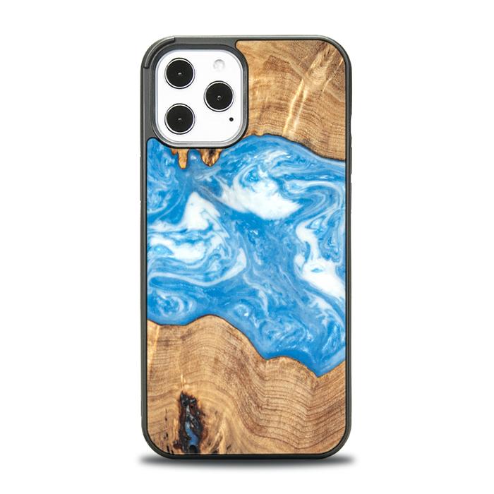 iPhone 12 Pro Max Resin & Wood Phone Case - SYNERGY#B03