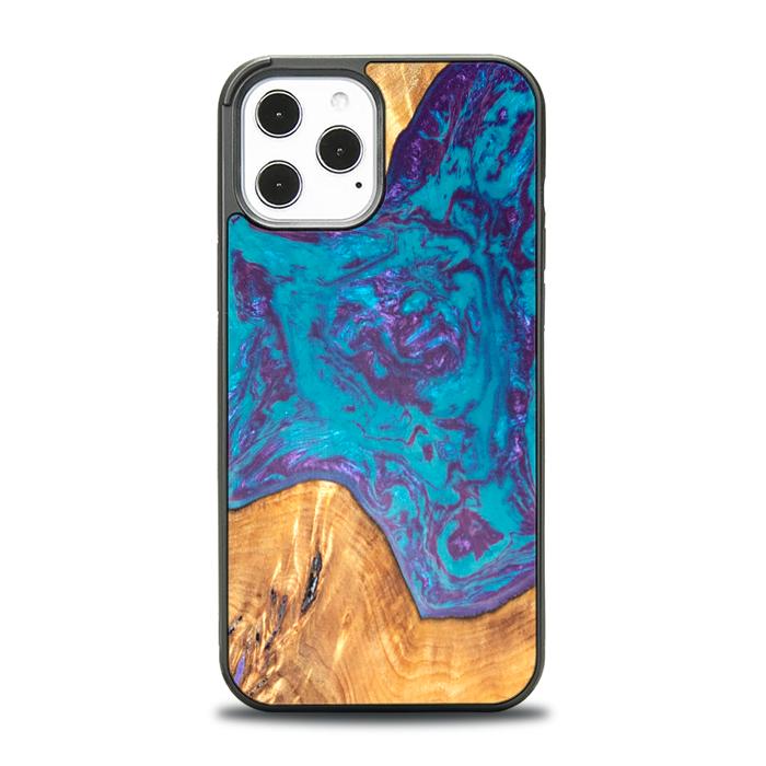 iPhone 12 Pro Max Resin & Wood Phone Case - SYNERGY#B25