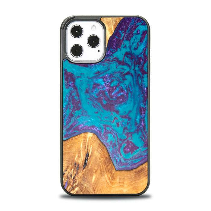iPhone 12 Pro Max Etui na telefon z żywicy i drewna - SYNERGY#B25