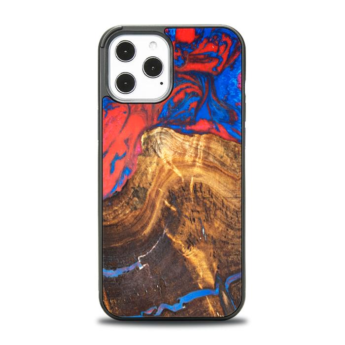 iPhone 12 Pro Max Resin & Wood Phone Case - SYNERGY#B31
