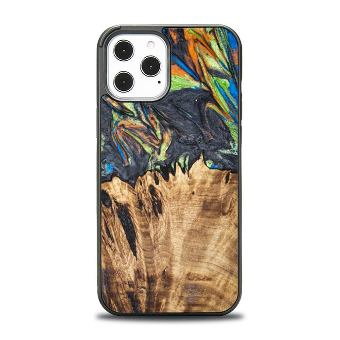 iPhone 12 Pro Max Etui na telefon z żywicy i drewna - SYNERGY#C22
