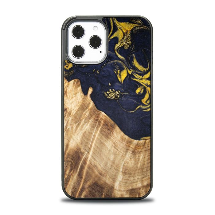 iPhone 12 Pro Max Resin & Wood Phone Case - SYNERGY#C26